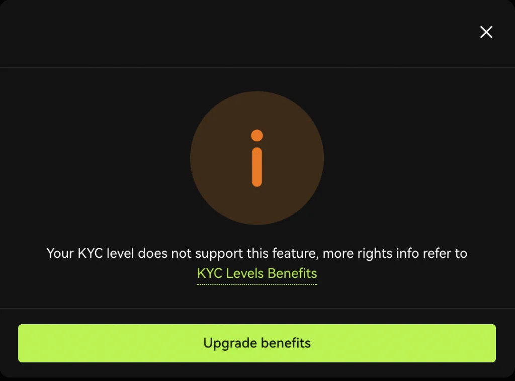 Warning on Bitunix regarding deposit